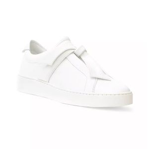 Alexandre Birman Clarita Bow Leather Sneakers